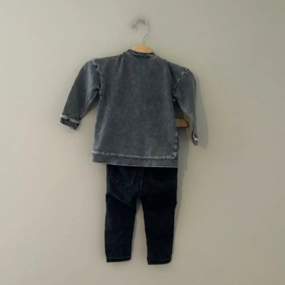 $10 ADD ON H&M AC/DC sweatshirt set 18M Zara Old Navy Little‎ Co. Cotton On Gap